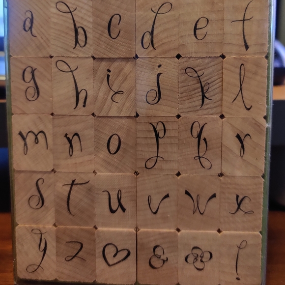 Image Tree Alphabet Stamps - Picture 2 of 3